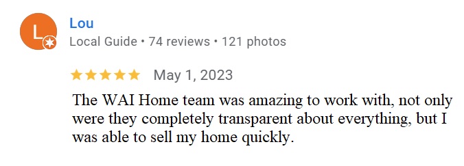 Lou Review Selling Home in Colerain Lou Review Selling Home in Colerain